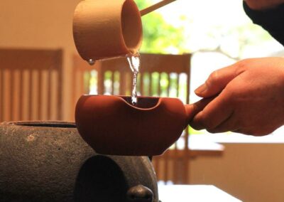 Bereiding thee authentiek Japans